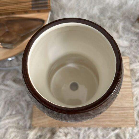 Target Threshold Brown Ceramic Face Planter 2024 New With Tags See Description* - Picture 12 of 17